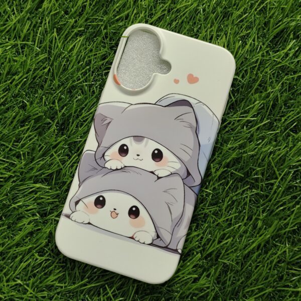 iPhone 16 & 15 Series Matte Printed Pc Hard Back Cover Pets Design - Image 6