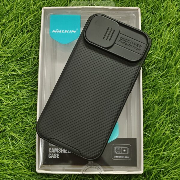 iPhone 15 Premium Black Shutter Nilkin Back Cover - Image 6