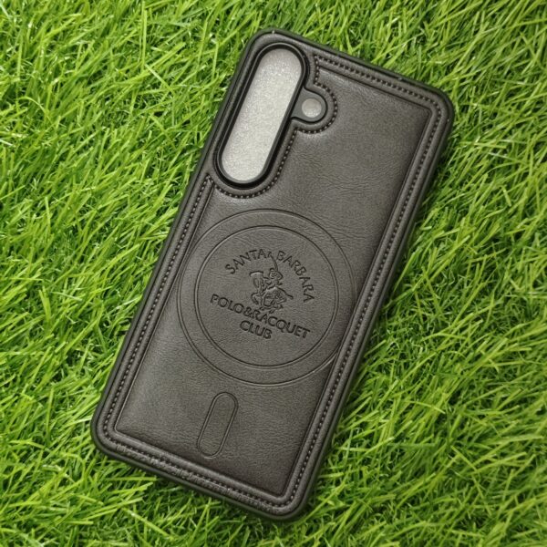 Samsung S24 Premium Polo Leather Magsafe Back Cover - Image 7