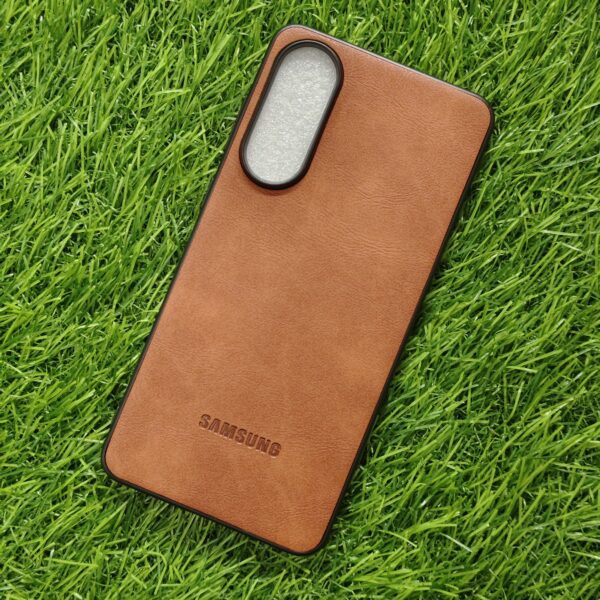 Samsung S25 Edge Premium Leather Finish Back Cover - Image 8