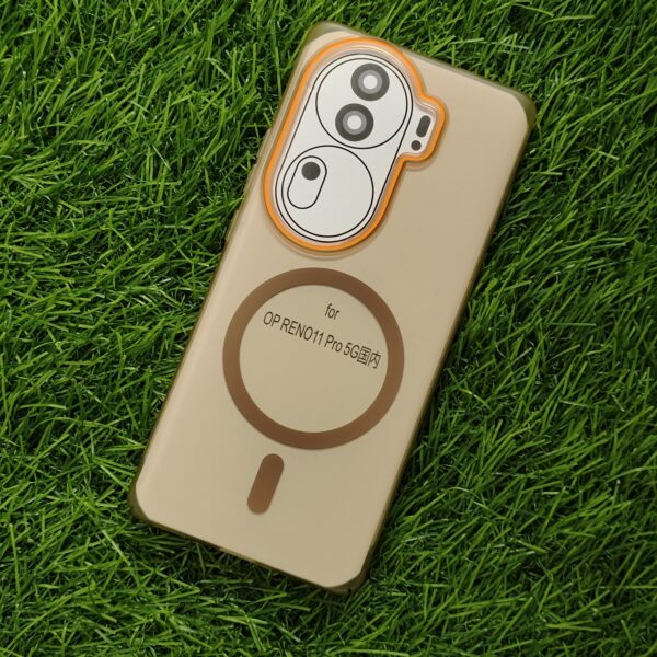 Oppo Reno 11 Pro MagSafe Matte PC Hard Back Cover Ultra Thin With Camera Ring - Image 7