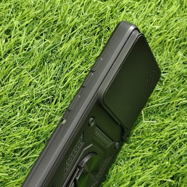 Moto Edge 60 Fusion Shutter Armor Back Cover with ring holder - Image 4