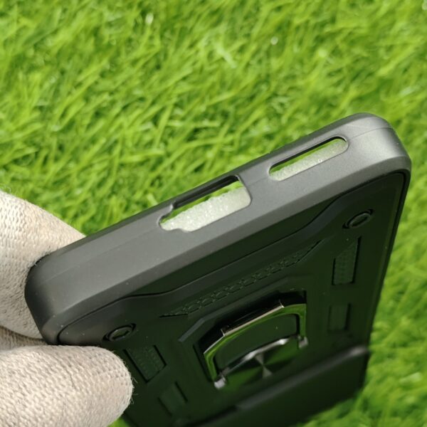 Moto Edge 60 Fusion Shutter Armor Back Cover with ring holder - Image 5