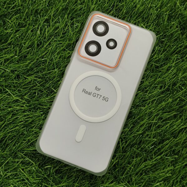 Realme GT 7 MagSafe Matte PC Hard Back Cover Ultra Thin With Camera Ring - Image 7