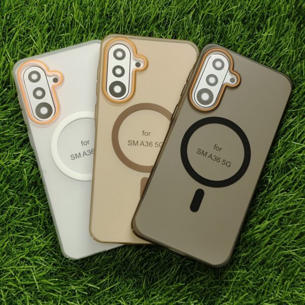 Samsung A36 MagSafe Matte PC Hard Back Cover Ultra Thin With Camera Ring