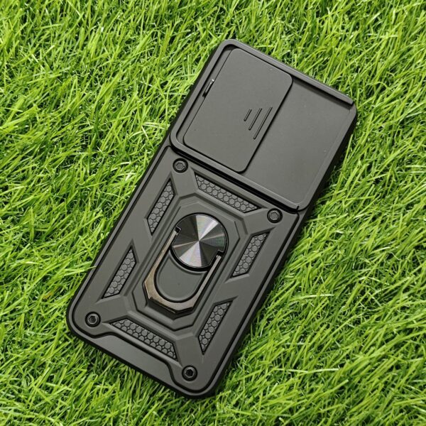Oppo Reno 13 Shutter Armor Back Cover with ring holder - Image 3