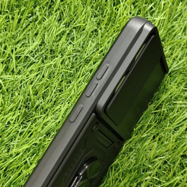 Oppo Reno 13 Shutter Armor Back Cover with ring holder - Image 4