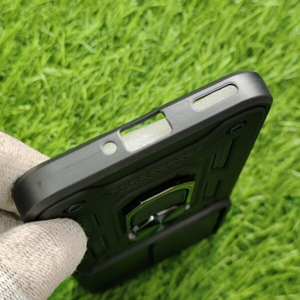 Oppo Reno 13 Shutter Armor Back Cover with ring holder - Image 5