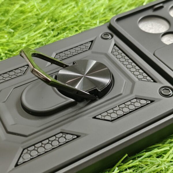 Oppo Reno 13 Shutter Armor Back Cover with ring holder - Image 7