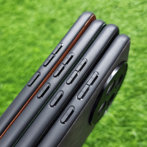 Vivo T4 & iQOO Z10 Premium Leather Finish Back Cover - Image 4