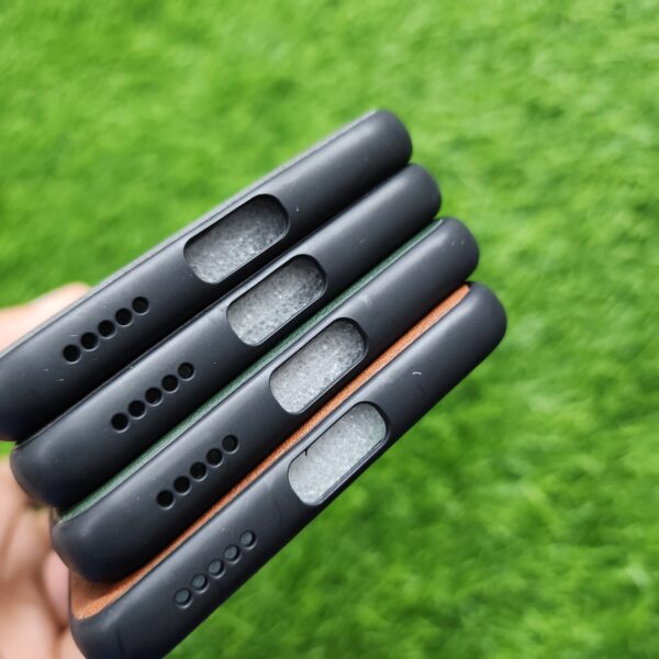 Vivo T4 & iQOO Z10 Premium Leather Finish Back Cover - Image 5