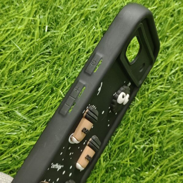 Google Pixel 8a Silicone Stylish Coffee Faces Back Cover - Image 3