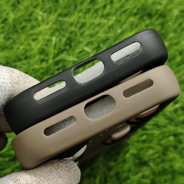 Google Pixel 8 Silicone Stylish Coffee Faces Back Cover - Image 4