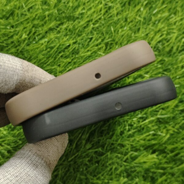 Samsung M56 Silicone Stylish Coffee Faces Back Cover - Image 5