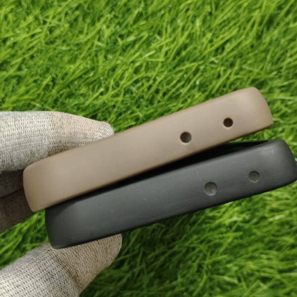 iQOO Neo 6 Silicone Stylish Coffee Faces Back Cover - Image 5