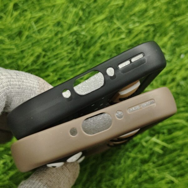 Oneplus 13s Silicone Stylish Coffee Faces Back Cover - Image 4