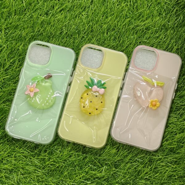 iPhone 15 & 16 Series Silicon Stylish Colourful Fruit Back Cover - Image 6