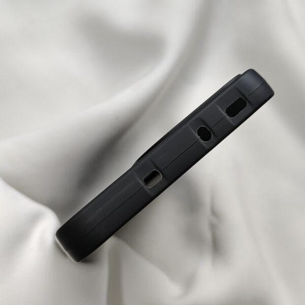 Oppo Reno 14 Pro Black Nilkin Back Cover with cloth inside - Image 5