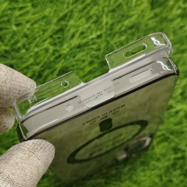 Samsung M56 & F56 Magsafe Transparent PC Hard Crystal Back Cover - Image 4