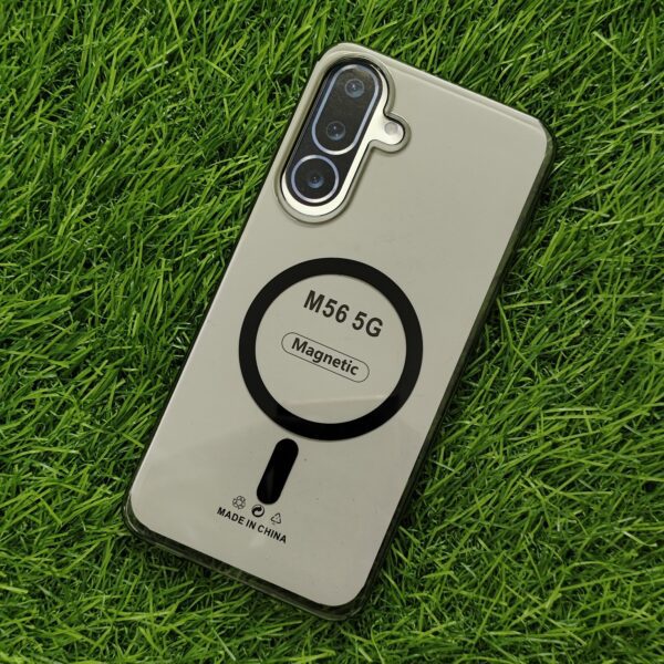 Samsung M56 & F56 Magsafe Transparent PC Hard Crystal Back Cover - Image 7
