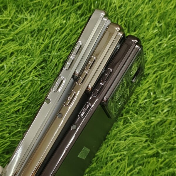 Moto Edge 60 Fusion Luxury Matte Chrome Finish Back Cover With Camera Protection - Image 3