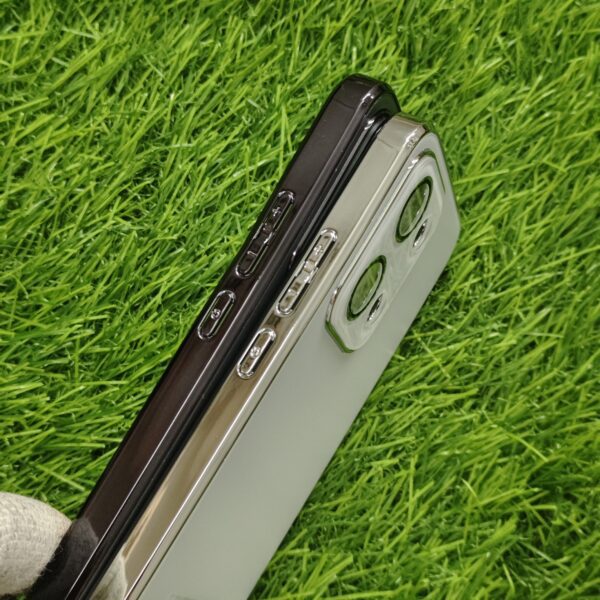 Oppo Reno 13 Luxury Matte Chrome Finish Back Cover With Camera Protection - Image 3