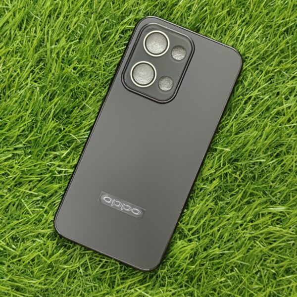 Oppo Reno 13 Luxury Matte Chrome Finish Back Cover With Camera Protection - Image 6