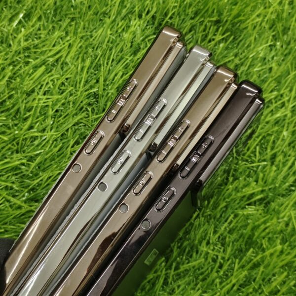 Moto Edge 60 Pro Luxury Matte Chrome Finish Back Cover With Camera Protection - Image 3