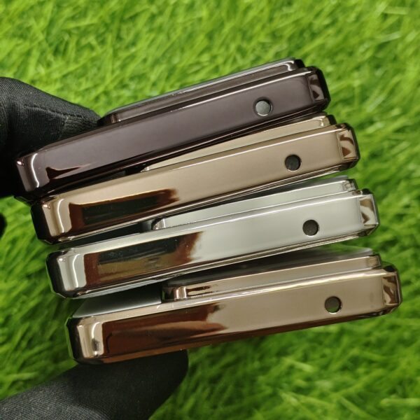 Moto Edge 60 Pro Luxury Matte Chrome Finish Back Cover With Camera Protection - Image 6