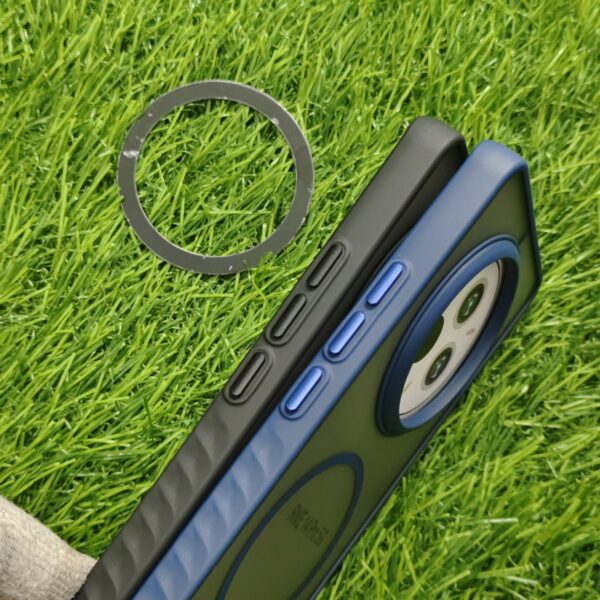 Realme 14 Pro Matte Skin Back Cover With Magsafe Ring - Image 3