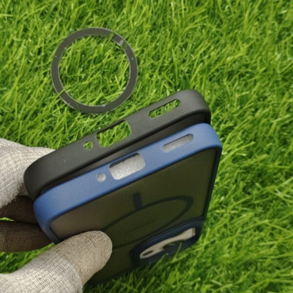 Oppo Reno 13 Matte Skin Back Cover With Magsafe Ring - Image 4