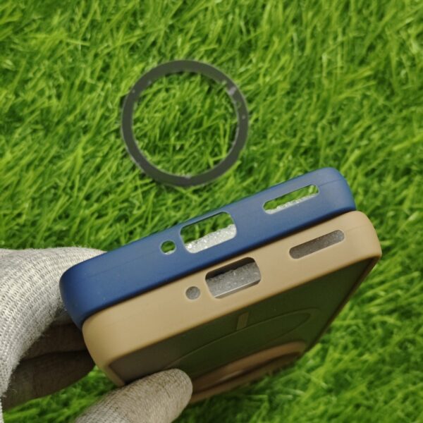 Realme 12 Pro Matte Skin Back Cover With Magsafe Ring - Image 4