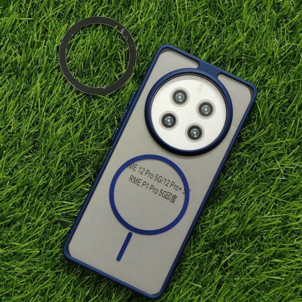 Realme 12 Pro Matte Skin Back Cover With Magsafe Ring - Image 6