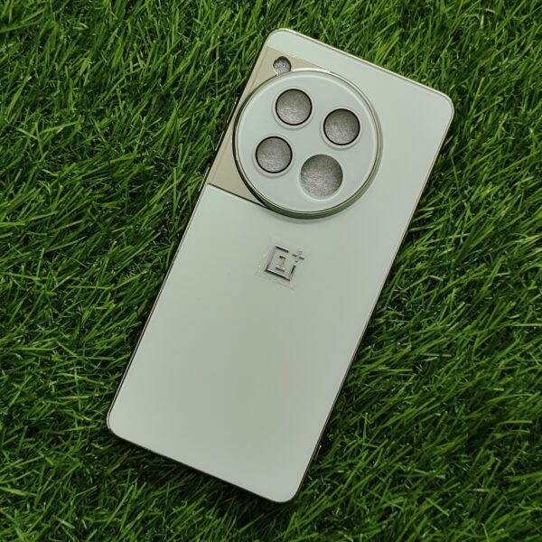 Oneplus 12 Luxury Matte Chrome Finish Back Cover With Camera Protection - Image 7