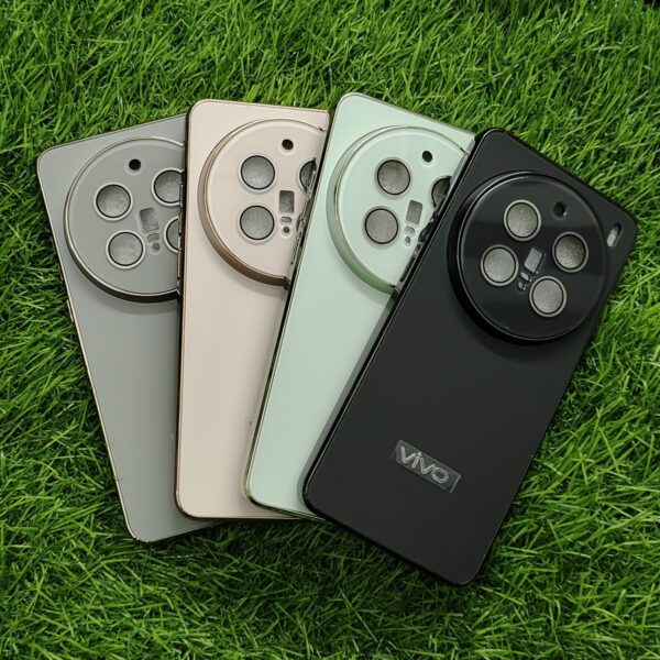 Vivo X200 Pro Luxury Matte Chrome Finish Back Cover With Camera Protection