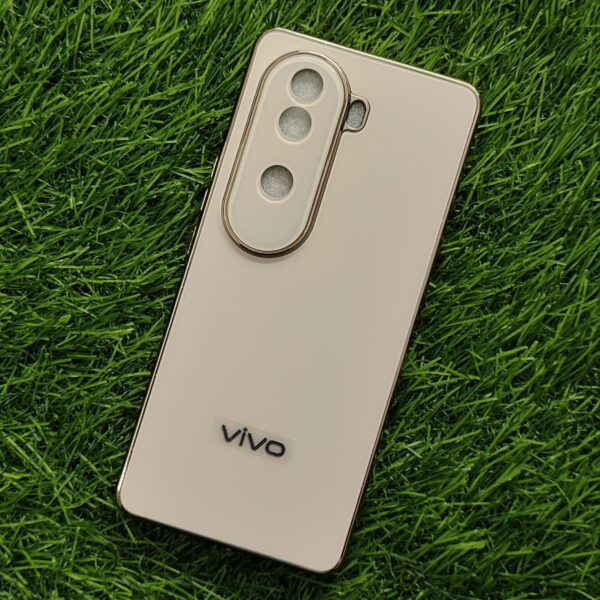 Vivo V40E & iQOO Z9s  Luxury Matte Chrome Finish Back Cover With Camera Protection - Image 7