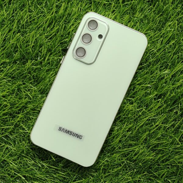 Samsung A35 5G Luxury Matte Chrome Finish Back Cover With Camera Protection - Image 8