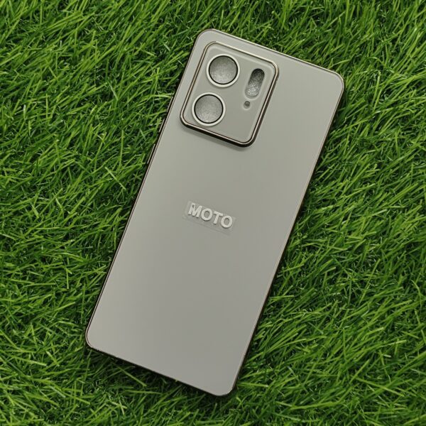 Moto Edge 40 Luxury Matte Chrome Finish Back Cover With Camera Protection - Image 6