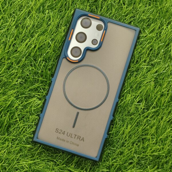 Samsung S24 Ultra Honeycomb Textured Magsafe Back Cover - Image 6