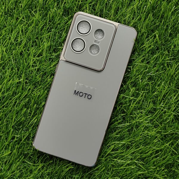 Moto Edge 50 Pro Luxury Matte Chrome Finish Back Cover With Camera Protection - Image 6