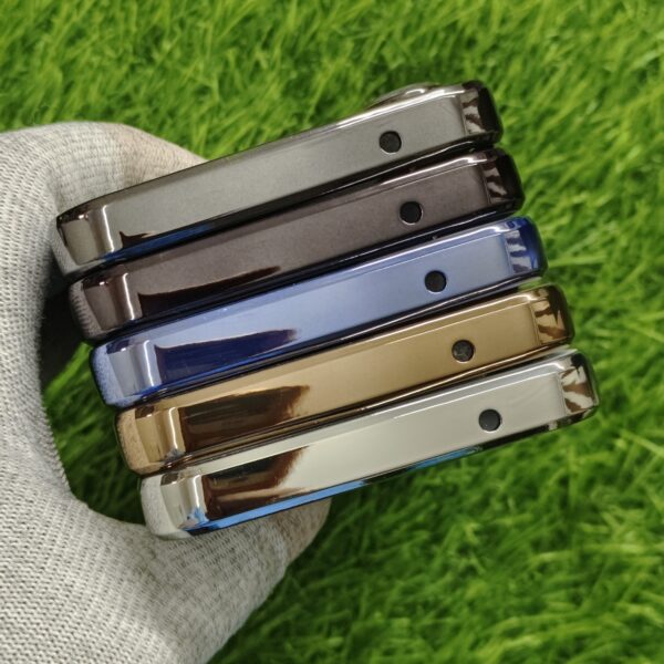 Samsung S24 FE Luxury Matte Chrome Finish Back Cover With Camera Protection - Image 5