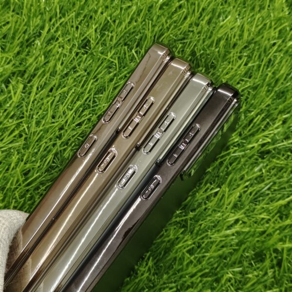 Samsung S21 FE Luxury Matte Chrome Finish Back Cover With Camera Protection - Image 3