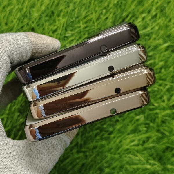 Samsung S21 FE Luxury Matte Chrome Finish Back Cover With Camera Protection - Image 5