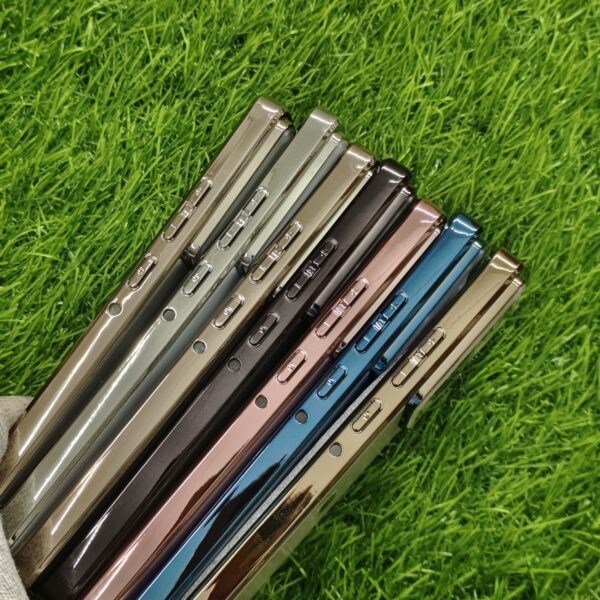 Moto Edge 60 Pro Luxury Matte Chrome Finish Back Cover With Camera Protection - Image 3