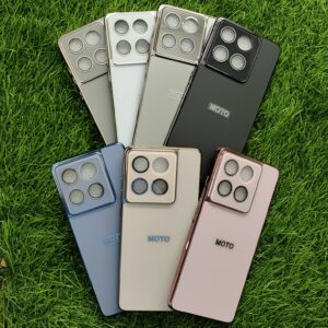 Moto Edge 60 Fusion Luxury Matte Chrome Finish Back Cover With Camera Protection