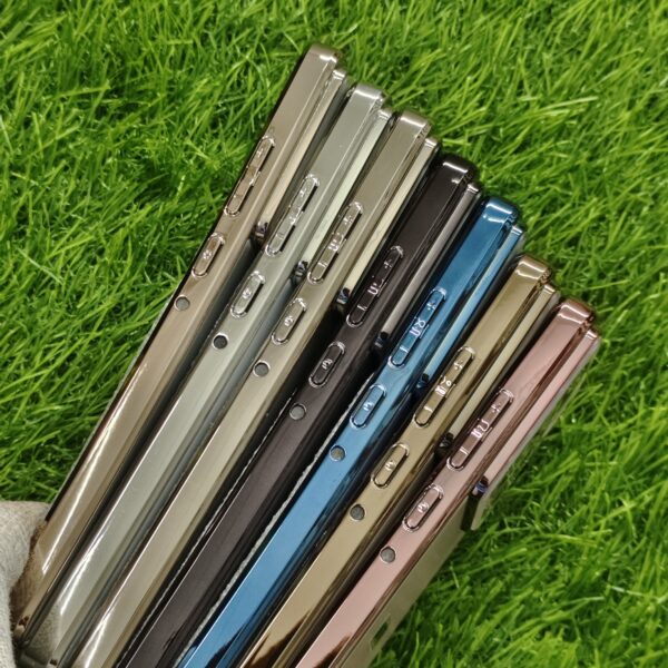 Moto Edge 60 Fusion Luxury Matte Chrome Finish Back Cover With Camera Protection - Image 3