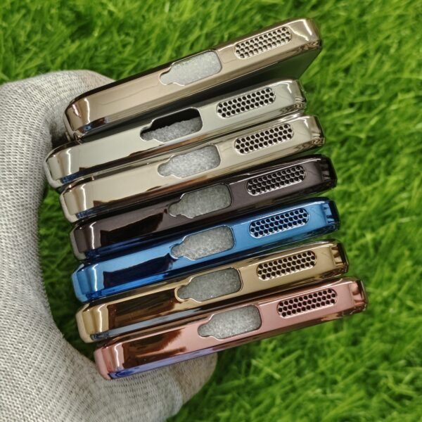 Moto Edge 60 Fusion Luxury Matte Chrome Finish Back Cover With Camera Protection - Image 4