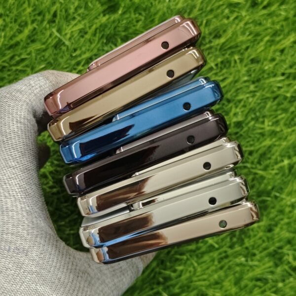 Moto Edge 60 Fusion Luxury Matte Chrome Finish Back Cover With Camera Protection - Image 5