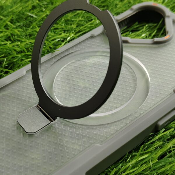 iPhone Series Foldable Magsafe Stand Armor Back Cover - Image 8