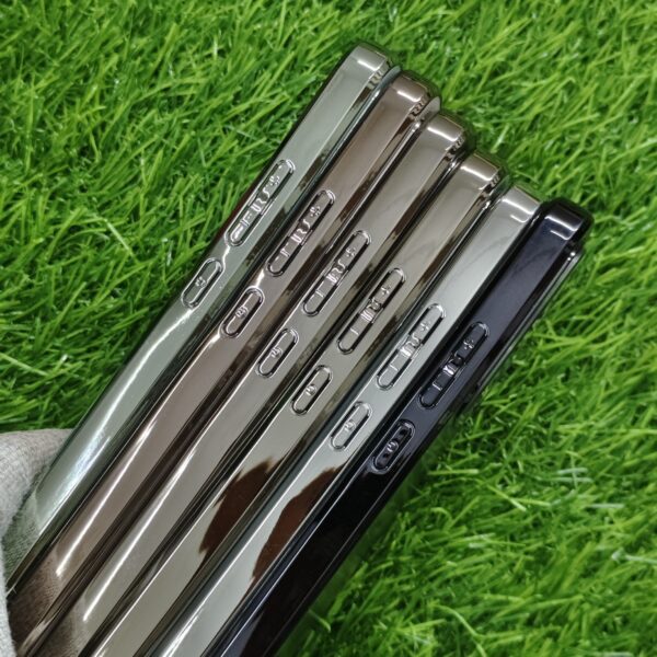 Oppo Reno 13 Luxury Matte Chrome Finish Back Cover With Camera Protection - Image 3
